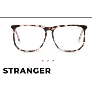 NWT QUAY Stranger Blue Light Tortoise Glasses